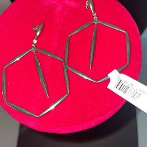 House of Frosted Paige Bar Drop Earrings